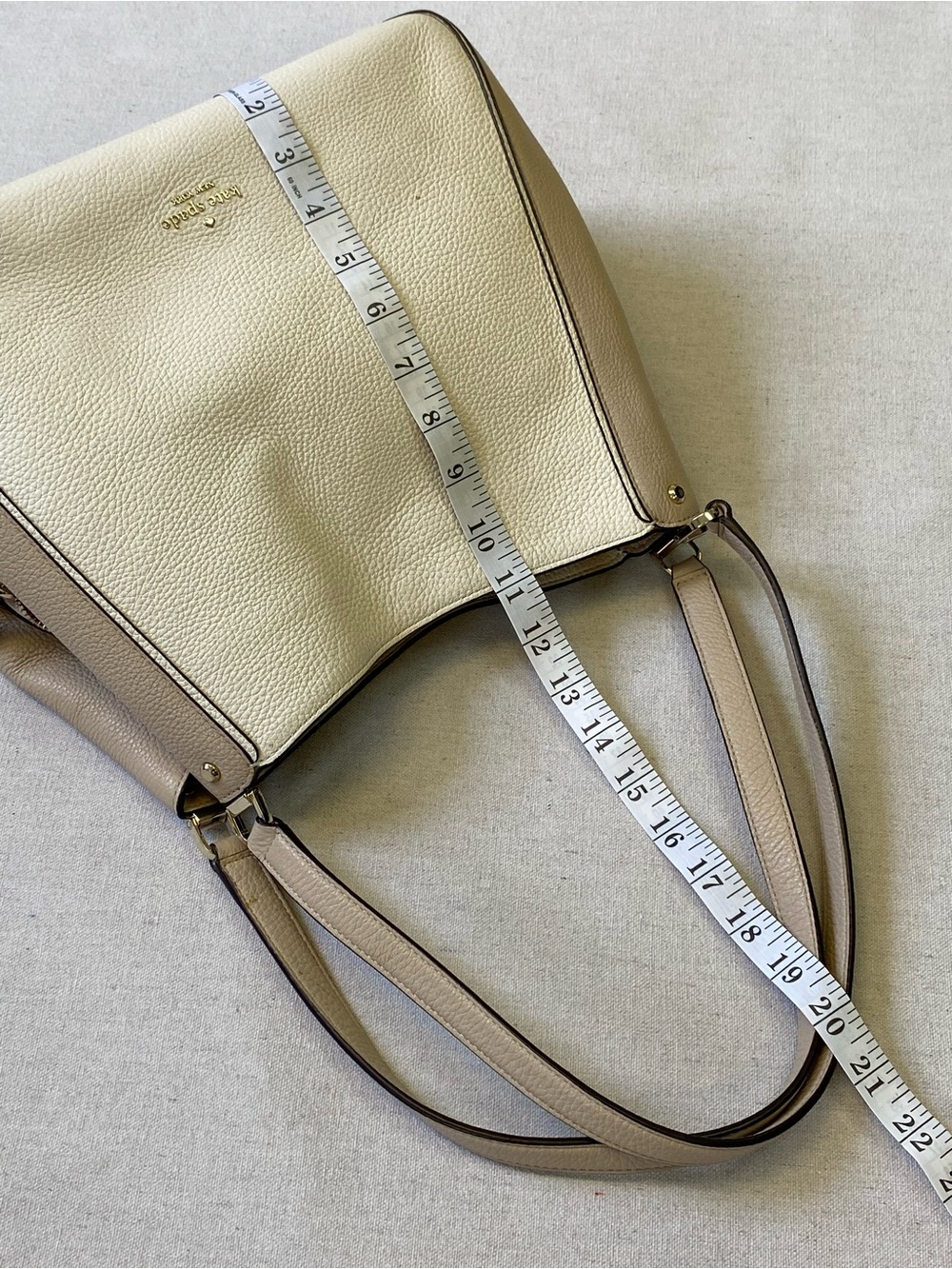 Kate Spade Leila Medium Pebbled Leather Shoulder Bag - Picture 7 of 16